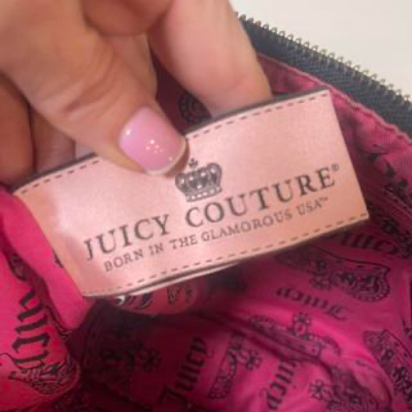 Vintage y2k juicy courure puff hand bag hot pink and black - Picture 4 of 8